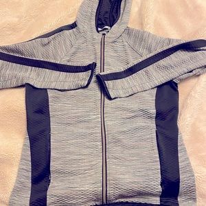 Athleta Snowscape Hooded zippered running jacket
